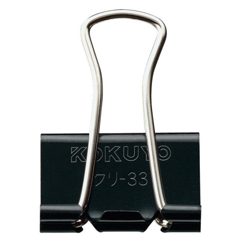 コクヨ　ダブルクリップ　大　口幅３２ｍｍ　クリ－３３Ｎ　１セット（１００個）1