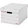 フェローズ　バンカーズボックス　７０３ｓボックス　Ａ４　ふた付　ホワイト／レッド　１００６３０１　１セット（９個：３個×３パック）1