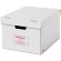 フェローズ　バンカーズボックス　７０３ｓボックス　Ａ４　ふた付　ホワイト／レッド　１００６３０１　１セット（９個：３個×３パック）2