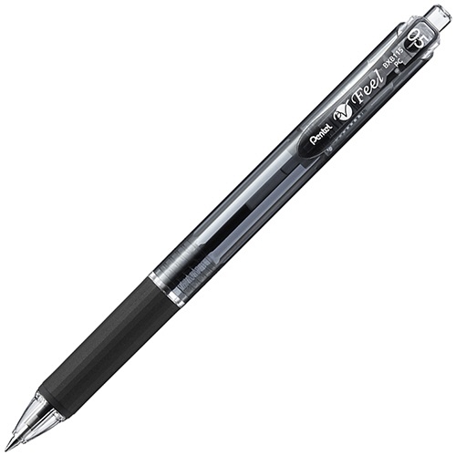 ぺんてる　油性ボールペン　ビクーニャ　フィール　０．５ｍｍ　黒　ＢＸＢ－１１５Ａ　１セット（１０本）1