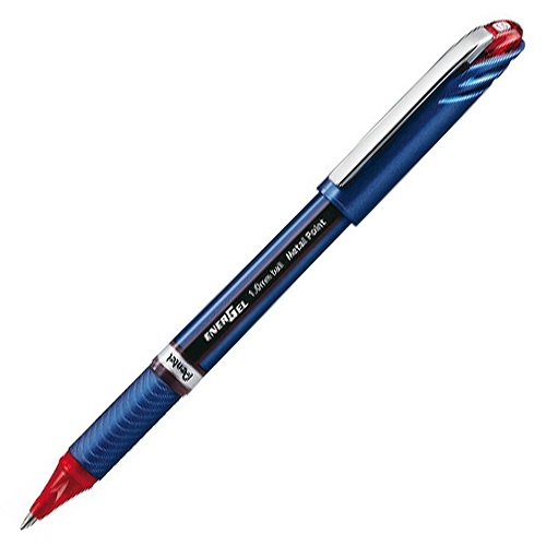 ぺんてる　ゲルインクボールペン　エナージェルユーロ　１．０ｍｍ　赤　ＢＬ３０－Ｂ　１セット（１０本）1