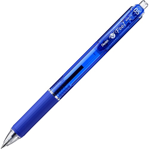 ぺんてる　油性ボールペン　ビクーニャ　フィール　０．５ｍｍ　青　ＢＸＢ－１１５Ｃ　１セット（１０本）1
