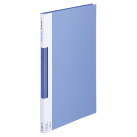 キングジム　サイドインクリアーファイル　カラーベース　Ａ３タテ　４０ポケット　背幅１８ｍｍ　青　１５７Ｃ　１セット（５冊）