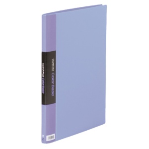 キングジム　クリアーファイル　カラーベース　Ｂ４タテ　２０ポケット　背幅１６ｍｍ　青　１４２Ｃ　１セット（１０冊）1