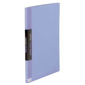 キングジム　クリアーファイル　カラーベース　Ａ３タテ　２０ポケット　背幅１６ｍｍ　青　１５２Ｃ　１セット（５冊）