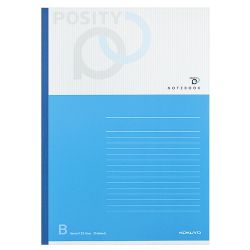 コクヨ　ノート（ＰＯＳＩＴＹ）　セミＢ５　Ｂ罫　３０枚　Ｐ３ノ－３１ＢＸ１０　１セット（５０冊：１０冊×５パック）2