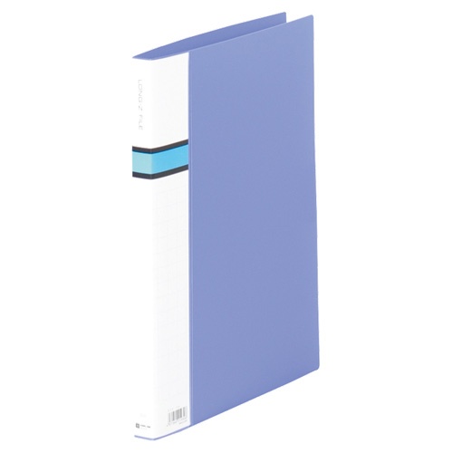 キングジム　ロング－Ｚファイル（ＰＰ）　Ａ４タテ　１５０枚収容　背幅２０ｍｍ　青　５７２－Ｂ　１セット（１０冊）1