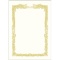 ササガワ　タカ印　金箔賞状用紙　白　Ａ３　ヨコ書用　１０－３０８１　１セット（２５枚：５枚×５パック）