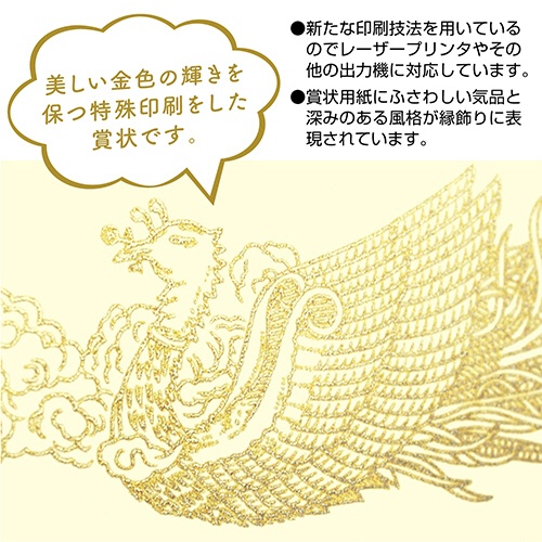 ササガワ　タカ印　ＯＡ賞状用紙　クリーム　Ｂ５　タテ書用　１０－１０５７　１セット（１００枚：１０枚×１０パック）3