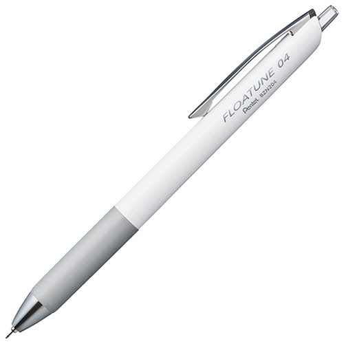 ぺんてる　油性ボールペン　フローチューン　０．４ｍｍ　黒　（軸色：ホワイト）　ＢＺＮ２０４－Ａ　１セット（１０本）1