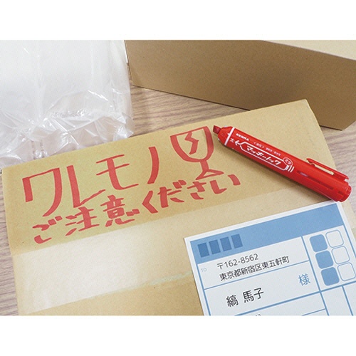 ゼブラ　油性マーカー　マッキーノック　太字　赤　Ｐ－ＹＹＳＢ６－Ｒ　１セット（１０本）4