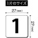 マグエックス　マグネット　デイトシート　大　２７×２７ｍｍ　ＭＳＤ－３１Ｂ　１セット（３５０片：３５片×１０シート）4
