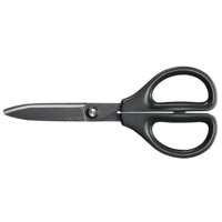 コクヨ ハサミ(サクサ) フッ素・グルーレス刃 刃渡り65mm ブラック HSM-PFA100D 1セット(10本)