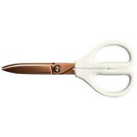 コクヨ ハサミ(サクサ) チタン・グルーレス刃 刃渡り65mm ホワイト HSM-PTA100W 1セット(10本)