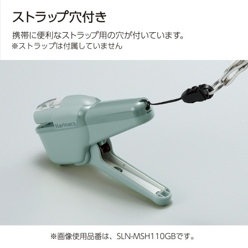 コクヨ　針なしステープラー（ハリナックス）　ハンディタイプ　１０枚とじ　サーモンピンク　ＳＬＮ－ＭＳＨ１１０ＶＰ　１セット（５個）5