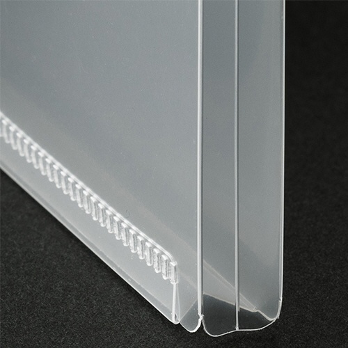 ＴＡＮＯＳＥＥ　再生クリアホルダー（角まる・１０ｍｍマチ付）　Ａ４　厚さ０．２ｍｍ　クリア　１セット（１００枚：１０枚×１０パック）3