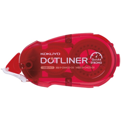 コクヨ　テープのり　ドットライナー　強力に貼る　つめ替え用　８．４ｍｍ×１６ｍ　強粘着　タ－Ｄ４０３－０８　１セット（１０個）1