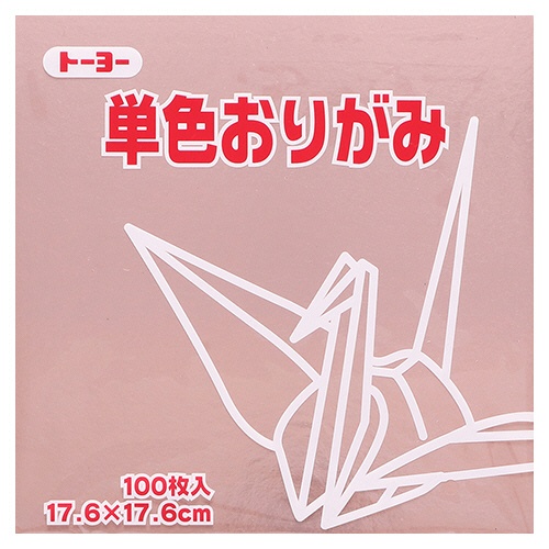 トーヨー　単色おりがみ（どう）　１７．６×１７．６ｃｍ　０６５１６１　１セット（１２００枚：１００枚×１２パック）1