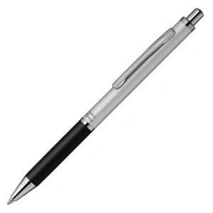 ゼブラ　油性ボールペン　フォルティア３００　０．７ｍｍ　黒　（軸色　銀）　ＢＡ８０－Ｓ　１セット（１０本）1