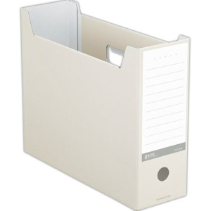 コクヨ　ファイルボックス（ＮＥＯＳ）　Ａ４ヨコ　背幅１０２ｍｍ　オフホワイト　Ａ４－ＮＥＬＦ－Ｗ　１セット（１０冊）1