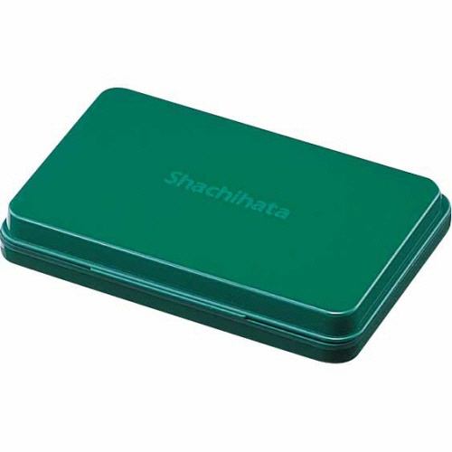 シヤチハタ　スタンプ台　中形　緑　ＨＧＮ－２－Ｇ　１セット（３個）1