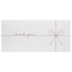 マルアイ　ギフト券袋　ｔｈａｎｋ　ｙｏｕ　ホワイト　ＧＦ－ＴＷ　１セット（２５枚：５枚×５パック）