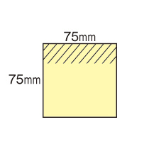 たのめーる】3M ポスト・イット 強粘着ノート 75×75mm アシッド