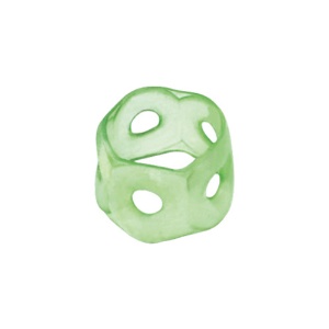 コクヨ　リング型紙めくり（メクリン）　Ｓ　透明グリーン　メク－２０ＴＧ　１セット（５０個：５個×１０パック）2
