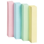 ＴＡＮＯＳＥＥ　ふせん　５０×７．５ｍｍ　４色混色　１セット（１２０冊：２４冊×５パック）