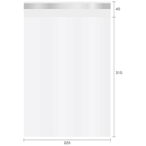 今村紙工　ＯＰＰ袋　テープ付　Ａ４　２２５×３１０＋４０ｍｍ　０．０２５ｍｍ厚　ＯＰＰＴ２５－Ａ４　１セット（１０００枚：１００枚×１０パック）2