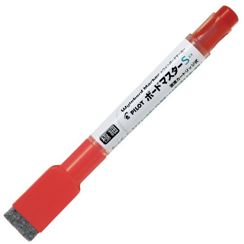 パイロット　ボードマスターＳ　極細　イレーザー付　レッド　ＷＭＢＳＥ－１５ＥＦ－Ｒ　１セット（１０本）1