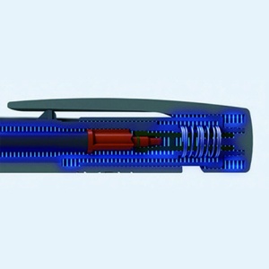 ゼブラ　油性ボールペン　ブレン　０．７ｍｍ　青　（軸色：白）　ＢＡ８８－ＢＬ　１セット（１０本）4