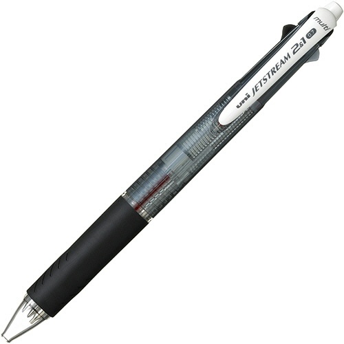 三菱鉛筆　多機能ペン　ジェットストリーム２＆１　０．７ｍｍ　（軸色：黒）　ＭＳＸＥ３５０００７．２４　１セット（１０本）1