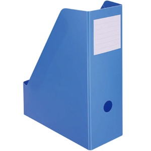 ＴＡＮＯＳＥＥ　ＰＰ製ボックスファイル（組み立て式）　Ａ４タテ　背幅１０３ｍｍ　ブルー　１セット（１０個）2