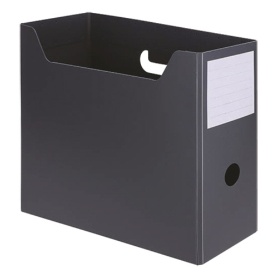 ＴＡＮＯＳＥＥ　ＰＰ製ボックスファイル（組み立て式）　Ａ４ヨコ　背幅１０３ｍｍ　グレー　１セット（１０個）