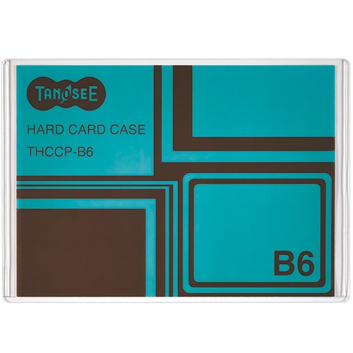 ＴＡＮＯＳＥＥ　ハードカードケース　Ｂ６　再生ＰＥＴ　１セット（２０枚）1