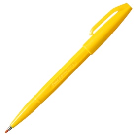 ぺんてるサインペン　黄色　Ｓ５２０－ＧＤ　１カートン（１０本）