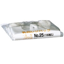 ＴＡＮＯＳＥＥ　乳白レジ袋　２５号　ヨコ２１５×タテ４８０×マチ幅１２５ｍｍ　１セット（１０００枚：１００枚×１０パック）1