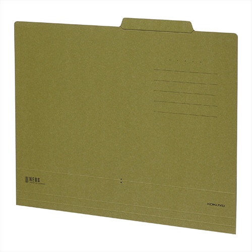 コクヨ　個別フォルダー（ＮＥＯＳ）　Ａ４　オリーブグリーン　Ａ４－ＮＥＩＦ－ＤＧ　１セット（１０冊）1