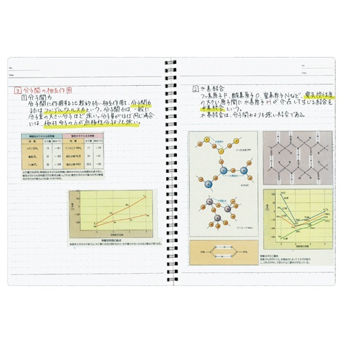 コクヨ　キャンパス　ツインリングノート（ドット入り罫線）　Ａ４　Ａ罫　４０枚　ス－Ｔ２２５ＡＴＮ　１セット（５冊）3