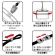 オープン工業　吊り下げ名札（クリップ式）　ソフトタイプ　ヨコ特大サイズ　黒　ＮＬ－２１Ｐ－ＢＫ　１セット（１０個）3
