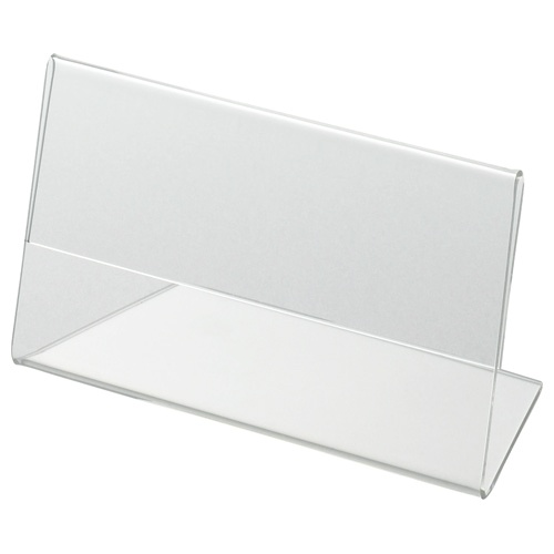 クルーズ　アクリル製カード立て　Ｌ型　小　１１０×６１ｍｍ　ＣＲＬ７９１０１１　１セット（１０個）1
