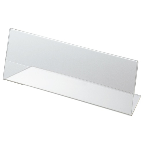 クルーズ　アクリル製カード立て　Ｌ型　中　１８０×６１ｍｍ　ＣＲＬ７９１０２８　１セット（１０個）1