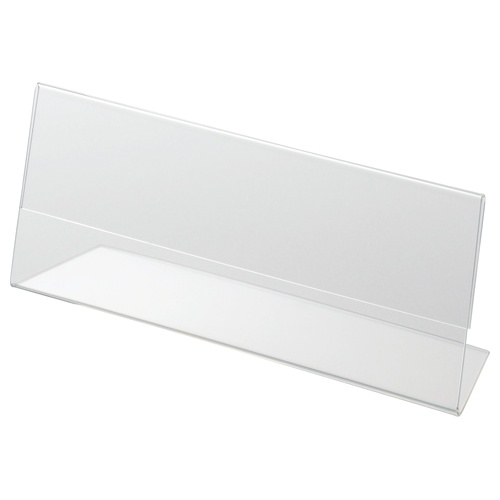 クルーズ　アクリル製カード立て　Ｌ型　大　２００×７６ｍｍ　ＣＲＬ７９１０３５　１セット（１０個）1