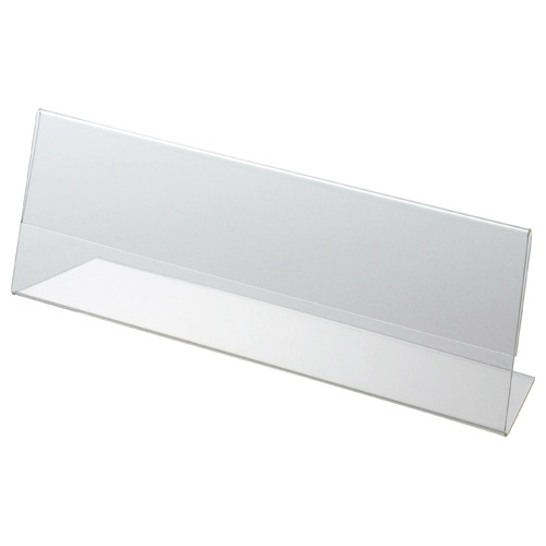 クルーズ　アクリル製カード立て　Ｌ型　特大　２５０×８０ｍｍ　ＣＲＬ７９１０４２　１セット（１０個）1