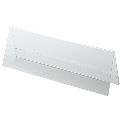 クルーズ　アクリル製カード立て　Ｖ型　特大　２５０×８０ｍｍ　ＣＲＶ７９１１４１　１セット（１０個）1