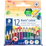 ステッドラー　ノリスカラー色鉛筆　紙箱入ハーフサイズ　１２色（各色１本）　１８５０１Ｃ１２ＰＢ　１セット（５パック）