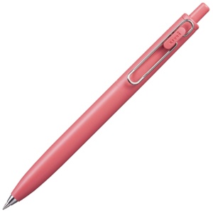 三菱鉛筆　ゲルインクボールペン　ユニボール　ワンＦ　０．５ｍｍ　黒　（軸色：Ｆレッド（茜空））　ＵＭＮＳＦ０５Ｆ．１５　１セット（１０本）1
