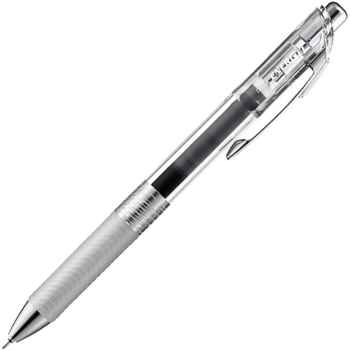 ぺんてる　ゲルインクボールペン　ノック式　エナージェル　インフリー　０．５ｍｍ　ブラック　（軸色：クリア）　ＢＬＮ７５ＴＬ－Ａ　１セット（１０本）1