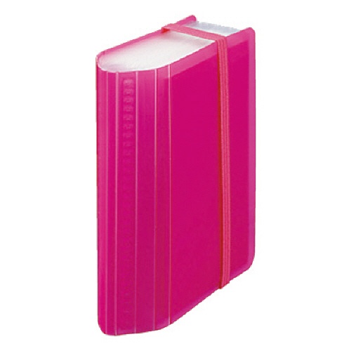 コクヨ　カードホルダー（ノビータ）（固定式　ミニタイプ）　６０名（最大１２０名）　タテ入れ　ピンク　メイ－Ｎ１２１２Ｐ　１セット（１０冊）3